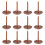 500Pcs Brown Iron Sofa Nails Antique Round Thumb Tack Decorative Studs 8