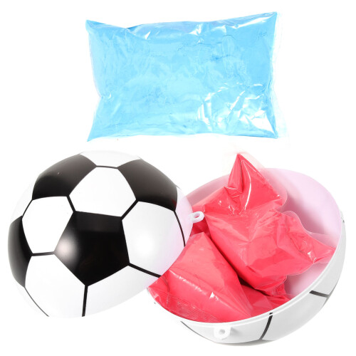 Set Pallone Da Calcio Con Polvere Colorata Per