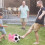 Set Pallone Da Calcio Con Polvere Colorata Per 10