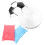 Set Pallone Da Calcio Con Polvere Colorata Per 3