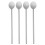 4Pcs Stainless Steel Mixing Spoons Silver Bar Cocktail Stirring Tools 1