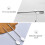 4Pcs Stainless Steel Mixing Spoons Silver Bar Cocktail Stirring Tools 10