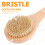 Durable Beach Sand Brush Soft Boar Bristles Wooden Handle 10