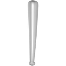Silver Inflatable Baseball Bat Durable PVC Toy for Summer Pool Fun