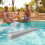Silver Inflatable Baseball Bat Durable PVC Toy for Summer Pool Fun 4