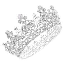 Elegancka Korona Dla Panny Młodej Z Kryształami Do Sukni Uroczystej