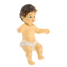 Estatueta Resina Jesus Bebê Decoração Religiosa