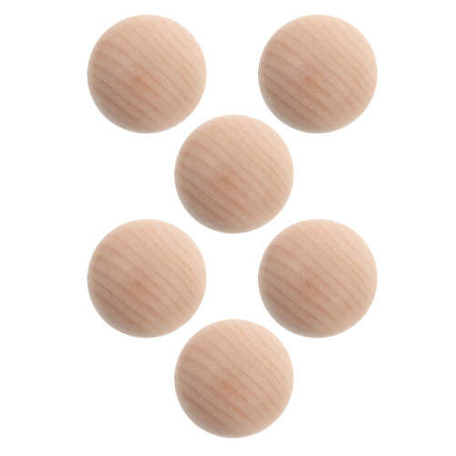 6 Unidades Bolas De Croquet 5,5 Cm Para Artesanato E