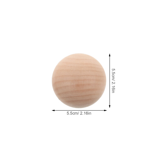 6 Unidades Bolas De Croquet 5,5 Cm Para Artesanato E 2