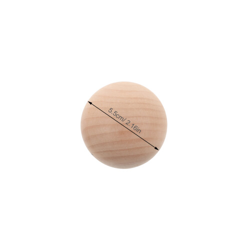 6 Unidades Bolas De Croquet 5,5 Cm Para Artesanato E 1