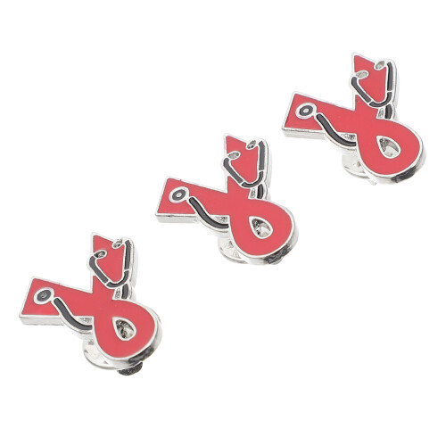 3Pcs Broche De Para Arrecadação De Fundos Caridade 2