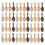 400 Pcs Conectores De Pingentes Ovais Para Artesanato Diy 10