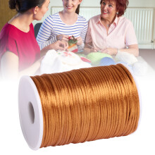 Nylonsatinband für Schmuckherstellung, 100yd, 2,5mm, Mehrere Farben