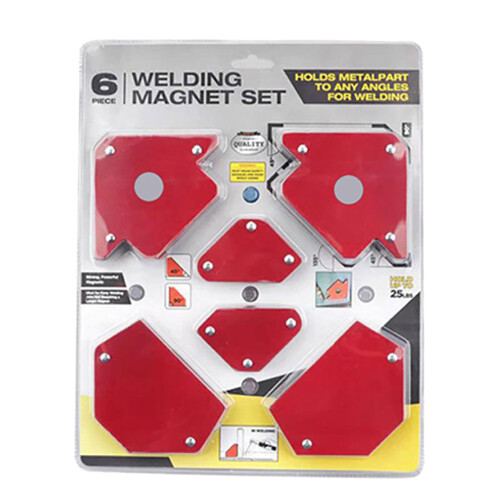 6 Stück Schwerlast-Wärmeleitmagnet-Set – Mehrwinkel-Eisenhalter 1