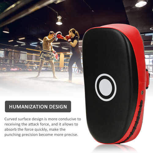 Kickbox-Trainingsschutzschild Zielscheibe - ca. 36x19x9cm, Rot 2