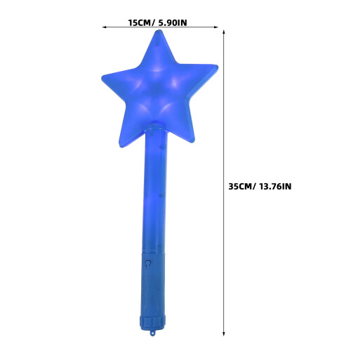 5 Unidades Led Star Glow Stick Plástico Para Show 2