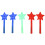 5 Unidades Led Star Glow Stick Plástico Para Show 8