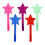5 Unidades Led Star Glow Stick Plástico Para Show 5