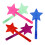 5 Unidades Led Star Glow Stick Plástico Para Show 4