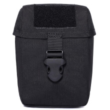 Tactical MOLLE Accessory Bag Field Mountaineering Emergency Medical Organizer Admin Pouches Utility Tool Pouch Horizontal Modular Black