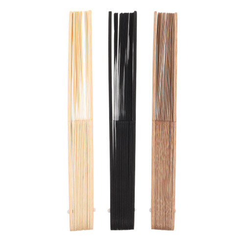 3Pcs Kit DIY Leque Dobrável Com Varetas