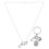 Conjunto Chaveiro Colar Pingente Ginástica 1