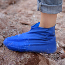 Regen-Schuhüberzüge Wasserdicht Rutschfest Leicht für Erwachsene EU 38–46 Blau