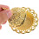 2Stk Arabischer Räucherstäbchenhalter Gold Durchbrochener Eisenbecher 7