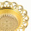 2Stk Arabischer Räucherstäbchenhalter Gold Durchbrochener Eisenbecher 6