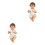 2 Mini Jesus Baby Harzfigur Religiöses 10