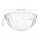 Bowl Acrílico Redondo Transparente Para Ensalada 17 cm 7
