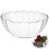 Bowl Acrílico Redondo Transparente Para Ensalada 17 cm 2