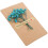 Tarjeta Artística Plegable Con Flores 3D Y 8