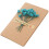Tarjeta Artística Plegable Con Flores 3D Y 9