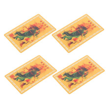 4 Pièces Cartes Tai Sui Pour Chance Protection