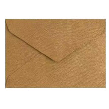 Business Postcard Storage Bag 50pcs 20.1x15.1cm Envelopes for Wedding Invitations High-Grade Texture Stationery Supplies Brown