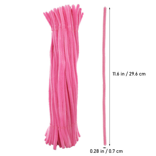 200 Unidades Torcidos De Chenille Para Artesanato E Flores 1