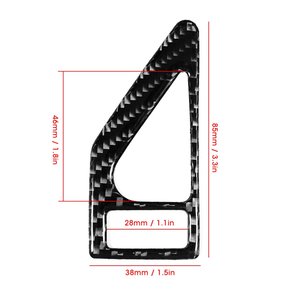 Carbon Fiber Rear Reading Trim For Bmw E46 M3 98-05 Light 9461362395554
