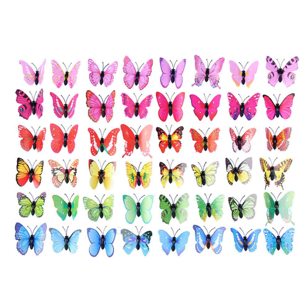 (45CM Mixed Color) Hair Clips Butterflies Photography Barrette Party Decoration Handcraft-image-OPC-PN2BXC7-NEW