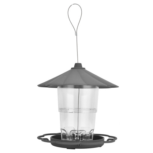 Transparenter hängender Vogelfutterspender, 2
