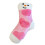 Colorful Pet Squeaker Toy Sock Shape Chewing Exercise Plush-C 1