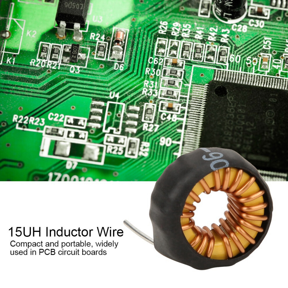 30Pcs 15Uh 6A Toroid Inductors Copper Coil With Casing Pipe For Pcb Projects 9401362397240