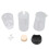 Καφετιέρα με σταλάκτη κρύου καφέ, καφετιέρα πάγου από βοριοπυριτικό γυαλί με 2