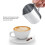 Εργαλεία Barista Espresso Κανάτα αφρού γάλακτος από ανοξείδωτο ατσάλι, γυαλισμένη με 6