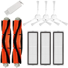 9 darabos alkatrészek és tartozékok Xiaomi Dreame F9-hez, robotporszívókhoz Mijia 1C 2C 1T STYTJ01ZHM STYTJ02ZHM-hez, 2 hengerkefe