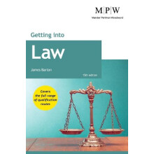 Getting into Law by James Barton Paperback Book