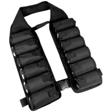 Tactical Beer Belt Holder Vest, 12-Can Beverage Carrier, Adjustable Sling With Quick-Release Buckle