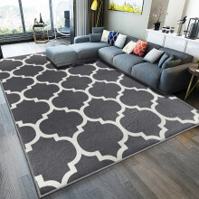 (200x290 cm (6 ft 5 in x 9 ft 5in)_Extra Large Rugs Bedroom Living Room Printed Area Rug, Ava Grey) Grey Non Slip Rugs Printed Carpet Runner Door Mats