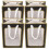 4Stk Transparente Fensterdesign Geschenkverpackungsbeutel 8