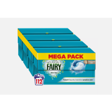 Fairy Non Bio All-in-1 PODS Laundry Detergent Washing Liquid 112 Washes (4x28)